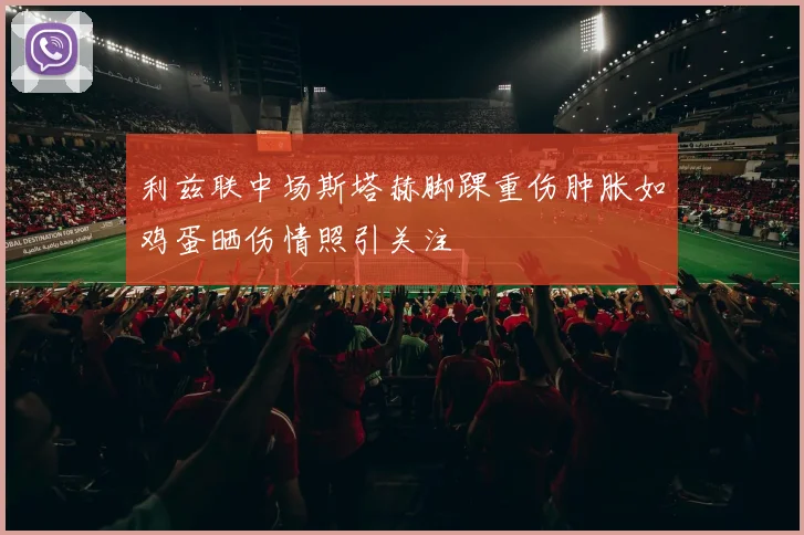 利兹联中场斯塔赫脚踝重伤肿胀如鸡蛋晒伤情照引关注